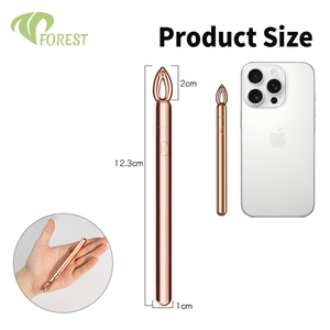 Vibratore <span class=keywords><strong>Anale</strong></span> in Acciaio da 1mm con Ricarica USB, Popolare Mini Massaggiatore Giapponese AV, Collana Vibrante per Donne - Product Image 5