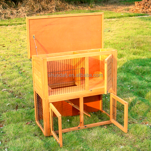 SDR001 Eco-Friendly Modern Wooden Pet House Rabbit Hutch for <b>Small</b> Animals - Product Image 3