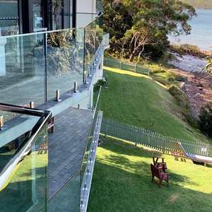 ZD 2205 – Nouveaux poteaux de balustrade en verre pour piscine, en acier inoxydable, pour extérieur, avec raccords pour verre de 12 mm - Product Image 5