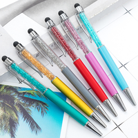 Stylo à bille personnalisé avec logo imprimé stylo à bille coloré mince corps en métal stylos à bille torsadés
