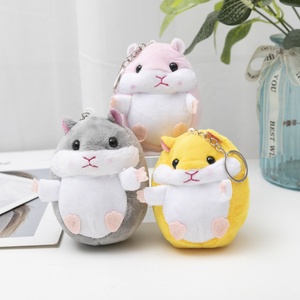 Bán buôn nhồi bông Kawaii những người yêu thích nhỏ nhỏ <span class=keywords><strong>hamster</strong></span> mềm Đồ chơi móc khóa - Product Image 2