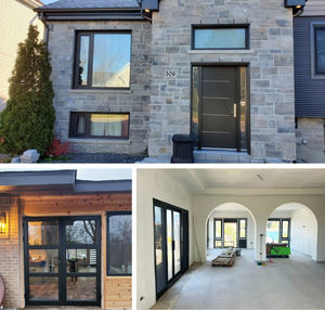 वांजीया स्मार्ट मल्टी लॉक प्रवेश द्वार एल्यूमीनियम दरवाजे सामने प्रवेश विरोधी चोरी विरोधी बाहरी सुरक्षा दरवाजे - Product Image 2