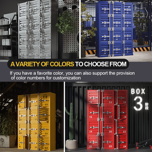 خزانة معدنية صناعية من الدرجة التجارية قفل قوي من الفولاذ المقاوم للصدأ موظف في المركز التجاري للاستخدام في صالة الألعاب الرياضية - Product Image 5