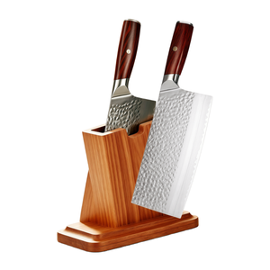 Cuchillo de Cocina Chino de Acero con Alto Contenido de Carbono de 7 Pulgadas, Forjado a Mano, Antiadherente, con Textura Única Hecha a Mano, OEM/ODM DIY - Product Image 1