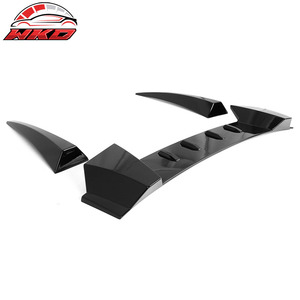 Convient pour Honda Civic 8ème génération 2006-2011, style Type R, becquet de toit noir brillant - Product Image 2