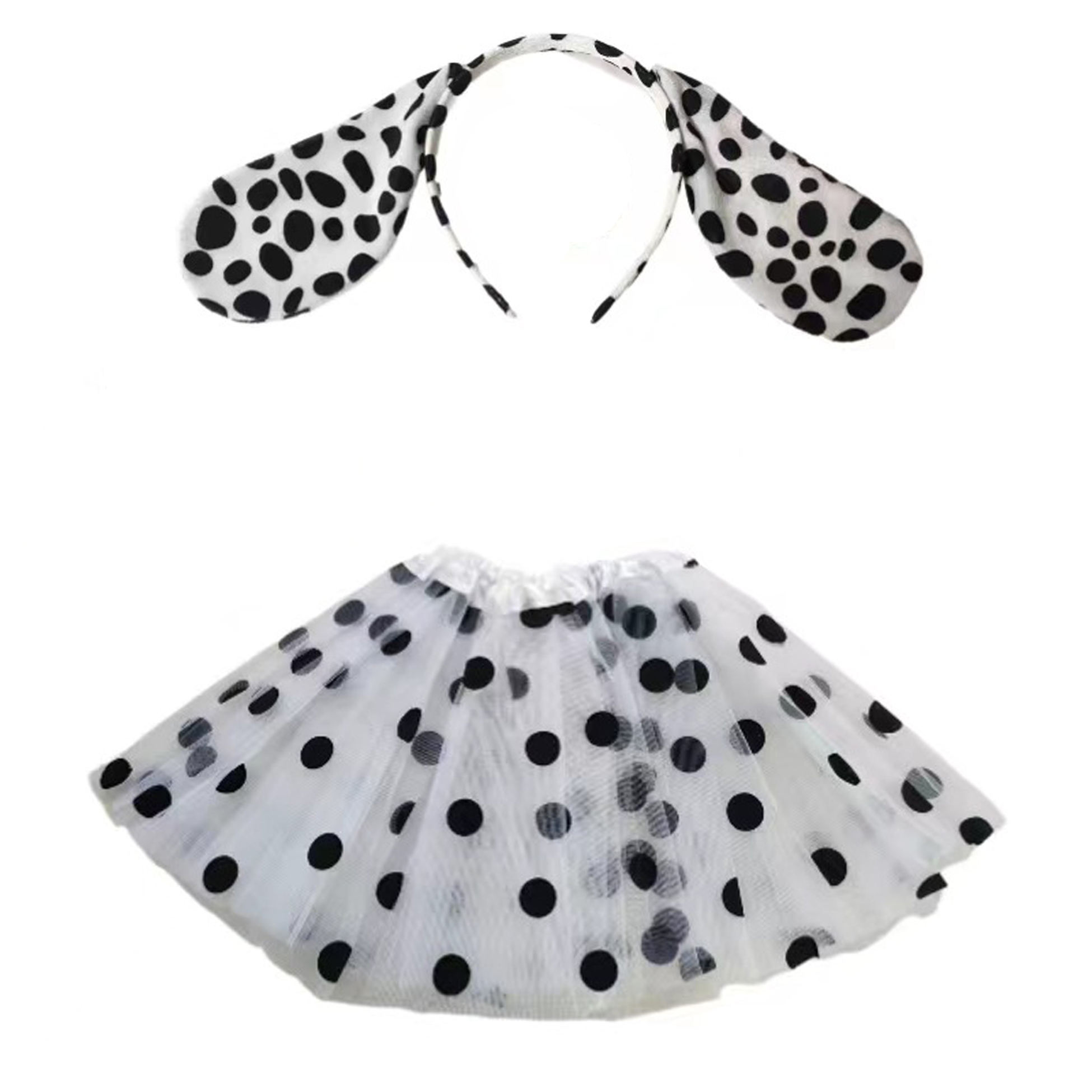 Black White Polka Dot Skirts Elegant Casual Fashion