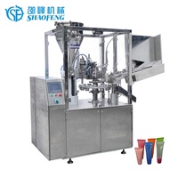 Machine de remplissage et de scellage automatique pneumatique pour tubes en plastique avec pompe haute précision pour dentifrice liquide, crème cosmétique, pommade