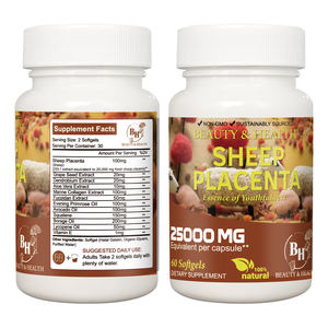 Toptan koyun plasenta Softgels kapsül OEM/ODM takviye beslenme gelişen anemi düzenleyen endokrin cilt güzellik - Product Image 4