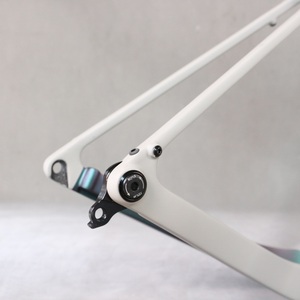 Cuadro de <span class=keywords><strong>Bicicleta</strong></span> de <span class=keywords><strong>Gravel</strong></span> con Frenos de Disco y Cableado Interno de Fibra de Carbono Completa GR048, Rayas Personalizadas Disponibles, Tallas <span class=keywords><strong>XS</strong></span>/S/M/L/XL - Product Image 5