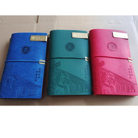 Cahier de notes avec logo personnalisé A7 Planificateur créatif pour étudiants et voyageurs en cuir Couverture en papier Cadeau pour journal scolaire