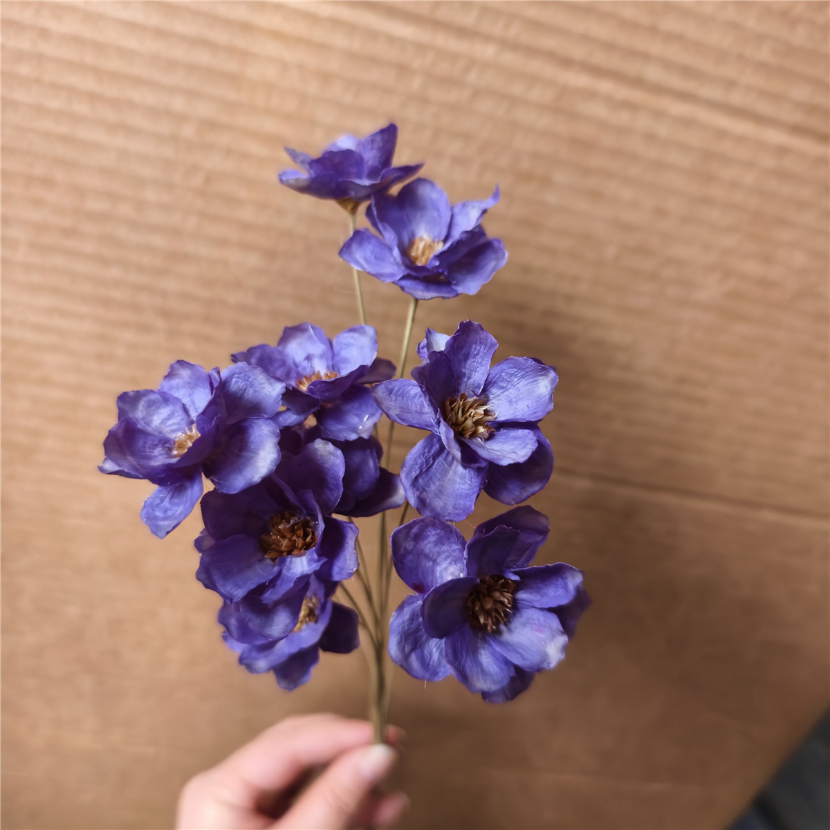 Blu viola 10 steli per ogni mazzo