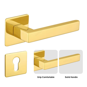 Venta directa <span class=keywords><strong>de</strong></span> fábrica, juego <span class=keywords><strong>de</strong></span> cerradura <span class=keywords><strong>de</strong></span> puerta con manija <span class=keywords><strong>de</strong></span> oro <span class=keywords><strong>magnética</strong></span> Simple, llaves y manijas <span class=keywords><strong>de</strong></span> puerta <span class=keywords><strong>de</strong></span> acero inoxidable - Product Image 2