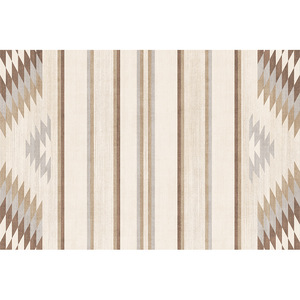 Alfombra Rectangular Nava con Rayas, Resistente a las Manchas, Lavable, para Sala de Estar o Dormitorio - Product Image 2