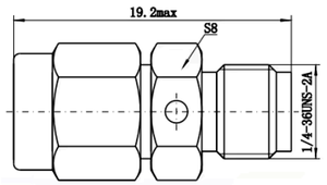 Hiệu suất cao thẳng SMA Nam để SMA nữ <span class=keywords><strong>RF</strong></span> adapter Max. freq.18ghz SMA cắm để SMA ổ cắm <span class=keywords><strong>RF</strong></span> kết nối đồng trục - Product Image 2