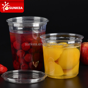 Vegetales ensalada <span class=keywords><strong>de</strong></span> frutas base redonda PET recipiente <span class=keywords><strong>de</strong></span> plástico con tapa - Product Image 6