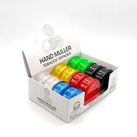 2024 personnalisé nouveau Style 60mm 3 parties manuel en plastique broyeur de tabac briquets colorés et accessoires pour fumer