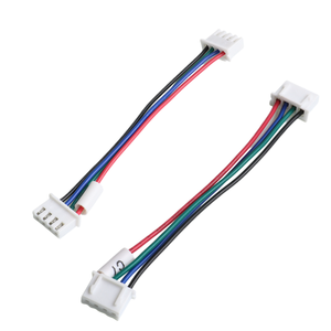 定制型 JST XH2.5-04P 公母端子线，用于智能窗帘电机限位开关连接线束 - Product Image 1