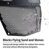 Untuk CFMOTO 450SR Penutup Kisi Radiator Sepeda Motor Pelindung Jaring Paduan Aluminium Pelindung Jaring Hitam