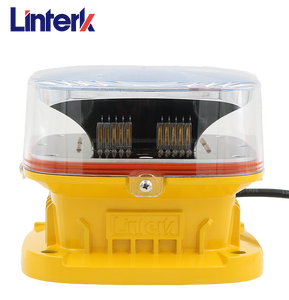 Luz de Obstrucción de Intensidad Media Tipo B con Baliza Roja Intermitente L-864, Certificación ICAO/ISO9001, Luz de Aviación LED Infrarroja IP68 para - Product Image 2