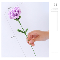 Fertige Pfeifenreiniger-Rosen Handgefertigt Großhandel Gedrehte Stiele Rot Rosa Weiß Rose Kreatives Geschenk Blumen