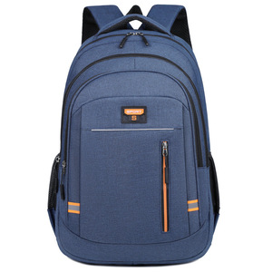 Men's Business <b>Backpack</b> 16-Inch Laptop Compartment Large Capacity For Commuting And Travel Solid Color With Shoulder <b>Straps</b> - Product Image 5