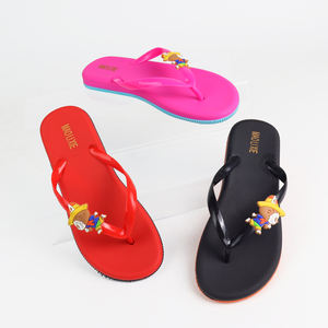 Nouvelles sandales à plate-forme <span class=keywords><strong>pour</strong></span> <span class=keywords><strong>femmes</strong></span> légères à la mode tongs à clapet originales avec semelle intérieure imprimée <span class=keywords><strong>pour</strong></span> le matériel de PVC d'été - Product Image 6