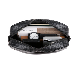 Custom Fashion Business Handbag Diagonal <strong>Strap</strong> <strong>Shoulder</strong> &amp; Crossbody Bag PU for Men Christmas &amp; Valentine's Day Gifts All Seasons - Product Image 6