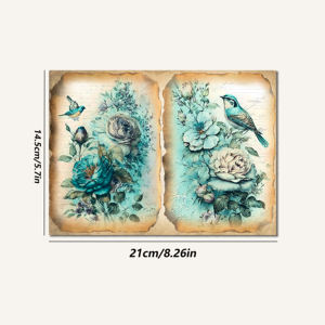 JAI IMAN 16 fogli A5 carta decorativa fai da te Vintage carta Junk Journal per Scrapbooking forniture di artigianato artistico - Product Image 3