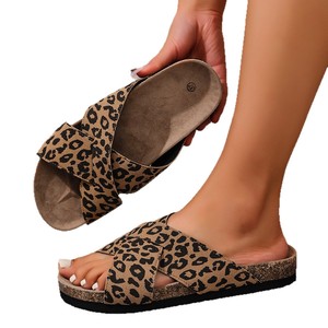 Sandalias de Plataforma con Tiras Cruzadas de Corcho, Talla Grande, Punta Abierta, Estilo Romano, Casuales de Verano para Mujer, Zapatos de Playa, Venta al Por Mayor - Product Image 5