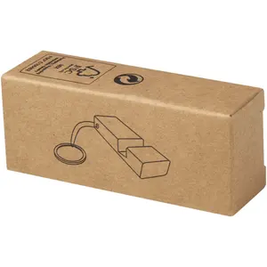 Supporto per telefono in bambù con portachiavi Bosona - Product Image 2