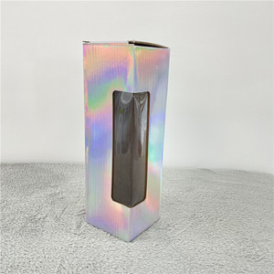 Nueva caja de exhibición de vaso de paquete de ventas de Terminal holográfica al por mayor para vaso recto delgado de 20 oz o 30 oz - Product Image 2
