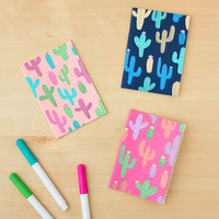 Individualisierbares Journal Druck Agenda Mini Notizbuch Softcover Kraftpapier Taschen Notizbuch