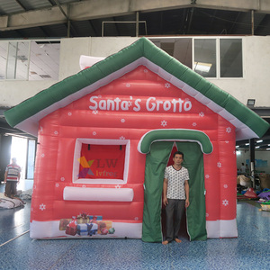 Tente Gonflable Commerciale Thème Noël 'Grotte du Père Noël' pour Fêtes et Événements Festifs, Décoration et Location - Product Image 1