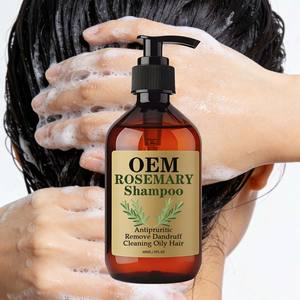 Champú de Romero para el Crecimiento del Cabello, Anticaspa, Cuidado del Cuero Cabelludo, Ingredientes Naturales, OEM/ODM Disponible para Todo Tipo de Cabello - Product Image 1