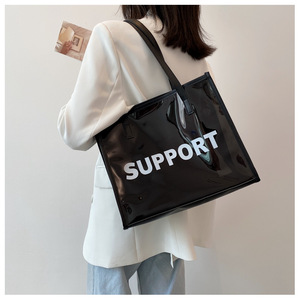 Professional Manufacturers Multi-specification Transparent PVC <b>Handbag</b> for Shopping Beach Packaging Bags - Product Image 3
