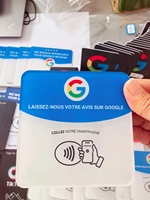 Plaque de comptoir TikTok RFID étanche et réutilisable, préprogrammée, en acrylique PVC 216, format personnalisé, pour affichage de cartes de visite et services