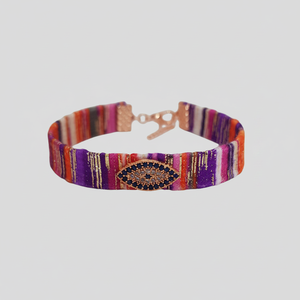 Tissu Evil Eye Shape Fashion Charm pour bracelet - Product Image 2