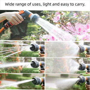 <span class=keywords><strong>Pistolet</strong></span> d'<span class=keywords><strong>arrosage</strong></span> de jardin multifonctionnel, lances manuelles réglables télescopiques, haute pression, débits variables, lavage de voiture - Product Image 3