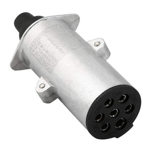 Autonomy 7 Pin Metal Trailer <b>Plug</b> N Type For Truck <b>Lighting</b> Connection - Product Image 2