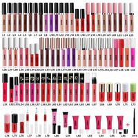 Lipstik Cair Vegan Matte Metalik Grosir Tahan Lama Tahan Air Melembapkan Melembutkan Pigmentasi Tinggi Full Coverage OEM