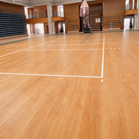 Runsure - Revêtement de sol sportif en plastique ignifuge absorbant les chocs, substrat pour sol en bois pour salle de basket-ball, certifié EN 14904