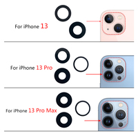 Adhésif de protection d'objectif d'appareil photo en gros pour iPhone X XS Max XR 6 6s 7 8 11 14 Plus Pro MAX – Pièces de rechange pour objectif arrière en verre de téléphone portable