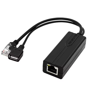 Çok yönlü 48V-57V 5V 2.4A 15W IEEE802.3af PoE USB Splitter ahududu <span class=keywords><strong>Pi</strong></span> IP kamera için dayanıklı plastik-10 ° c ~ 70 ° c işletim - Product Image 1