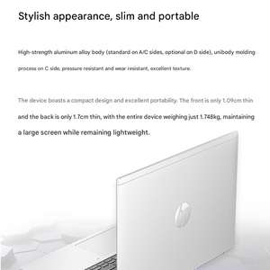 Portátil Empresarial ProBook 4 G1iR 16, Intel Core 5 120U, 16 GB DDR5, SSD de 512 GB, Pantalla IPS de 16 Pulgadas 16:10, Windows 11 Pro para Oficina Empresarial - Product Image 5