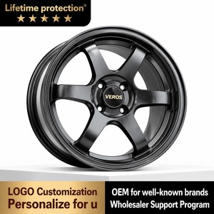 Veros flow FORMING <span class=keywords><strong>Te37</strong></span>แข่งรถ <span class=keywords><strong>Volk</strong></span> สีดำ<span class=keywords><strong>4x100</strong></span> 4x114.3 16 17นิ้วเหมาะสำหรับ233กอล์ฟล้อรถยนต์ jdm - Product Image 1