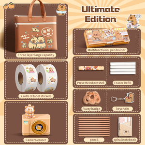 Set di Cancelleria Capibala in Confezione Regalo Grande <span class=keywords><strong>per</strong></span> <span class=keywords><strong>Regali</strong></span> di Compleanno <span class=keywords><strong>per</strong></span> Ragazze, Set di Materiale Scolastico - Product Image 3