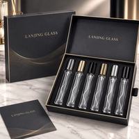 Flacon pulvérisateur d'huile essentielle vide avec logo personnalisé, 10 ml, 15 ml, en verre rectangulaire, échantillon de parfum, atomiseur rechargeable