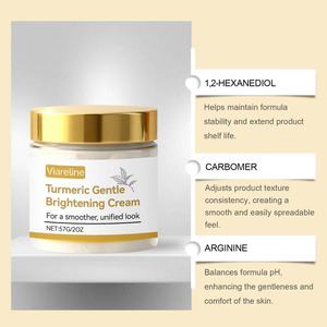 Crème hydratante douce au curcuma pour le soin quotidien de la peau du visage, douce, délicate et rafraîchissante - Product Image 4