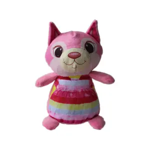 Friendship Tree Plush Pink Woodland Fox Stuffed Animal Toy