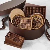 Boîte à chocolats rondes personnalisées avec logo, finition brillante, gaufrage, recyclable, coffret cadeau de luxe vide pour chocolats